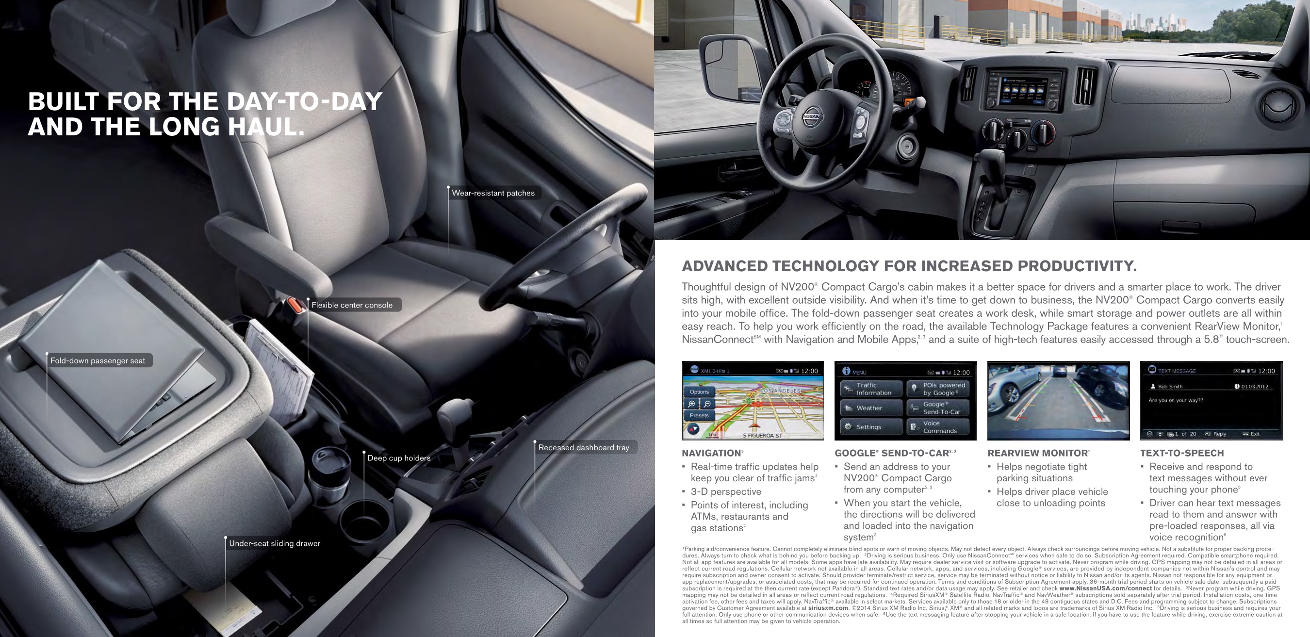 2014 Nissan NV 200 Brochure Page 5